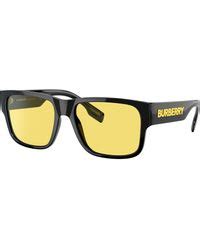 yellow burberry sunglasses